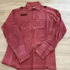 Russeluno STYMY 赤 M 長袖ポロシャツ