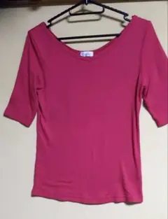 TO and FRO 赤 五分袖 Tシャツ M