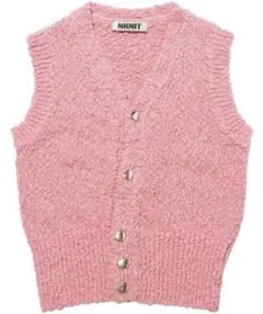 【週末限定お値下げ】NKNIT mini V-neckKNITvest ニット NKNIT mini V-neck KNIT vest ニットベスト