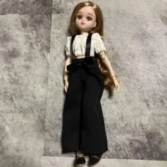 リカちゃん服　オフショルダートップス・サロペットパンツ2点セット