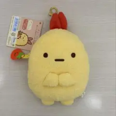 すみっコぐらし えびふらいのしっぽ ぬいぐるみリールパスケース