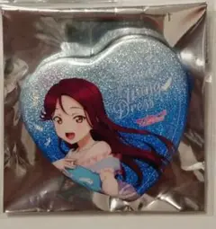 桜内梨子　海のキラめき缶バッジ　AqoursSeasideWingDress