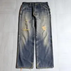 鬼フェード◎ Wrangler Straight Denim Pants