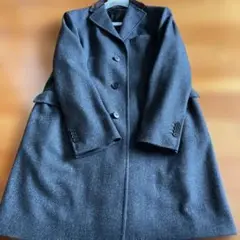 【美品】TAGLIATORE ダークグレー チェスターコート　メンズ52