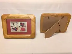 木製フォトフレーム 未使用品　２脚
