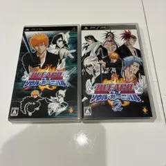 BLEACH ソウル・カーニバル1と2 PSPカセット