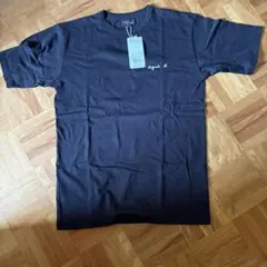 agnis b. 黒 Tシャツ Oサイズ
