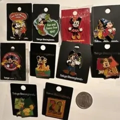 東京ディズニーランド2000 販売ピンバッジ 10個セット　Ｂ