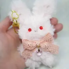 ★no.293★モールドール　うさぎ　キーホルダー　韓国　Moco.Craft