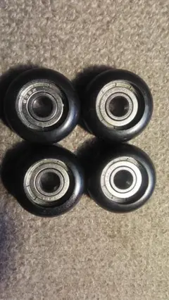 レッグマジックサークル　交換部品　メインローラー4個セット黒色