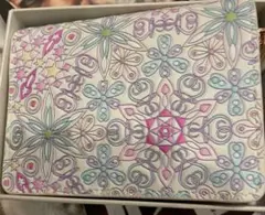藤井フミヤ　カラフル花柄 二つ折り財布