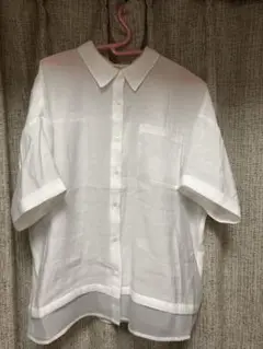 レイヤードショートスリーブ　シャツ