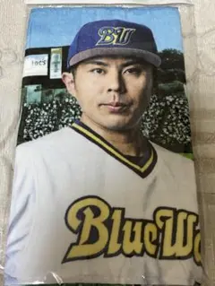 オリックス 若月健矢選手 BlueWaveビジョンヘッドショットフェイスタオル