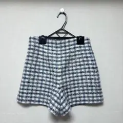 ZARA ショートパンツ チェック ギンガムチェック