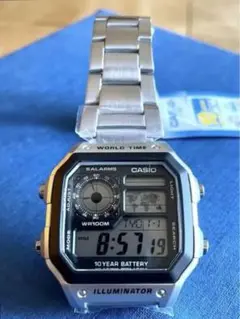 カシオ デジタル腕時計 世界48都市ワールドタイム対応モデル フルステンレス