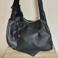 michiamo ミキアモ レザー ショルダーバッグ 黒