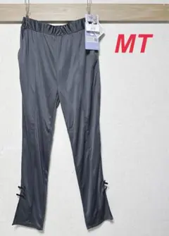 新品　しまむら　MISATO サイドリボンスリットパンツ　ラッシュガード　MT