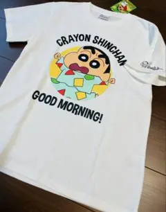 即完売品 超激レア おはよー クレヨンしんちゃん Tシャツ 半袖 スウェット