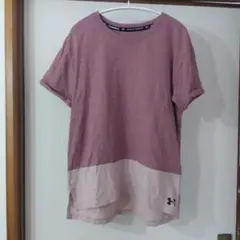 UNDER ARMOUR CHARGED 半袖Tシャツ ピンク　SMサイズ