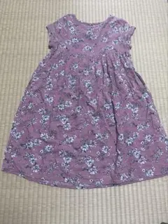 pairmanon 総柄フレンチスリーブワンピース
