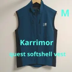 カリマー Karrimor quest softshell vest M ブルー
