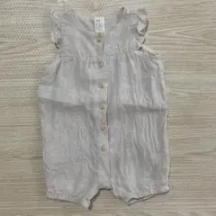 H&M ♡ リネン ロンパース　70