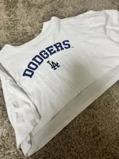 LA ロサンゼルスドジャース Tシャツ ショート丈 クロップド丈