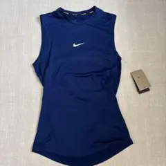 Nike Pro ノースリーブ トップス L ネイビー