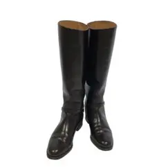 TANINO CRISCI ロングブーツ レザー ブラック サイズ34