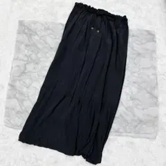 PAGEBOY ロング スカート ブラック