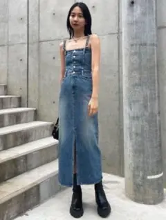 EMODA ナローデニムワンピース