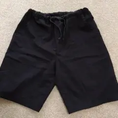 SHEIN 男女兼用デザイン・黒 ハーフパンツ 13-14Y