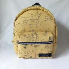 check&stripe　トラネコボンボン　生地　子供用 リュック
