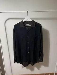 COMME des GARCONS HOMME 田中オム 切替レーヨンシャツ