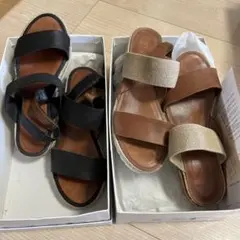 定価46200円!エストネーション⭐︎サンダル⭐︎おまとめ2点⭐︎36サイズ
