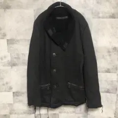 ロアー サンプル品 レア ダメージ加工 スウェットピーコート