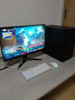 ゲーミングPCフルセットi5-10400/GTX1660/24インチ165hz