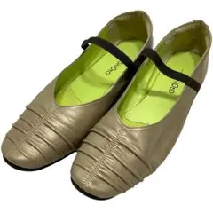 【極美品】アシオト (24.5) パンプス ストラップ コンフォート 本革
