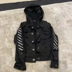 DIESEL ブラック フード付きカーディガン