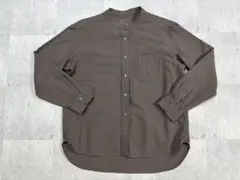 難あり　Mサイズ　無印良品　 長袖シャツ カーキ