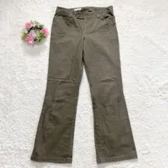 良品★ 【スポーティフ】 リネン混 カジュアルパンツ （M） 綿麻 レディース