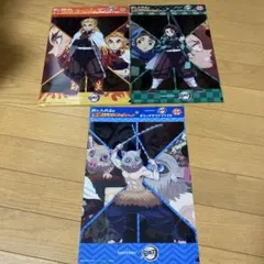 サントリー✖️鬼滅の刃　ギミッククリアファイル　３種