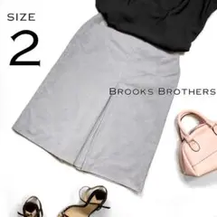 Brooks Brothersブルックスブラザーズ綿製ボックスプリーツスカート