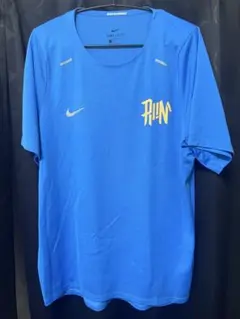 Nike Dri-FIT ランニングシャツ L 青　美品