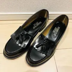 【数回使用程度】ハルタ タッセルローファー ブラック 4515 24.5cm