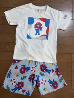 大阪万博　キッズコーデ130 Tシャツ&ステテコハーフパンツ