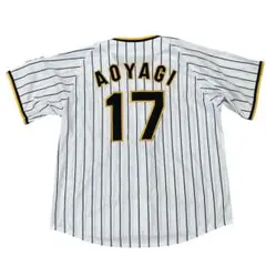 ミズノ製　阪神タイガース　青柳晃洋　ホーム用レプリカユニフォーム サイズSS