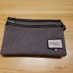 サコッシュバッグ ミニショルダーバッグ ポリキャンバス★グレー