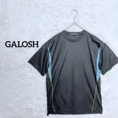 【ガロッシュ】メンズTシャツ　スポーツ　カットソー　LL 黒　トレーニング