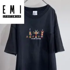 EMI GRAND CANYON Tシャツ 半袖 黒 刺繍 グランドキャニオン